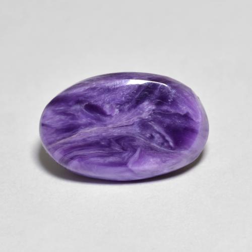 Charoïte Violet moyen naturelle Coupe ovale, 2.97 ct, Opaque