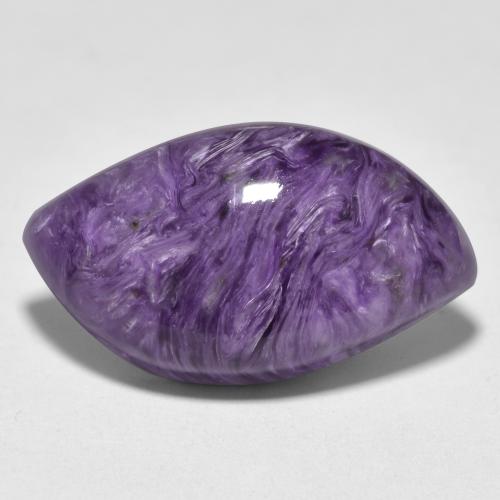 Charoïte violet naturelle marquise, 11,68 ct, opaque