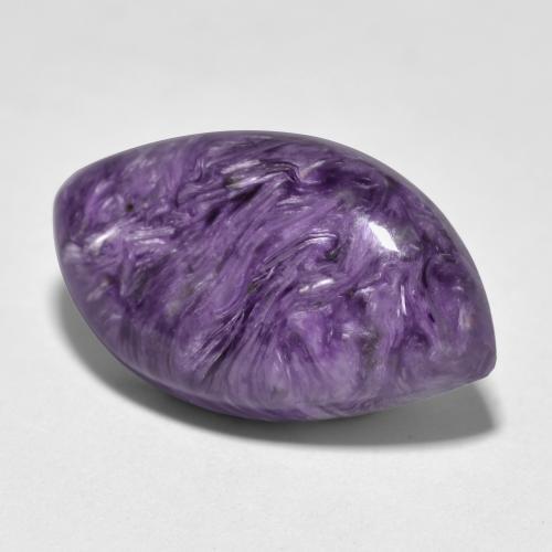 Charoïte violet naturelle marquise, 11,68 ct, opaque