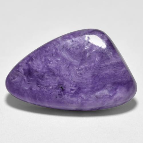 Charoïte Violet foncé naturelle Forme fantaisie, 10.92 ct, Opaque