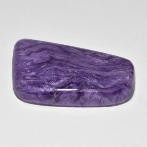 Charoïte Violet foncé naturelle Forme fantaisie, 35.97 ct, Opaque