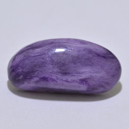 Charoïte violet naturelle forme fantaisie, 8,98 ct, opaque