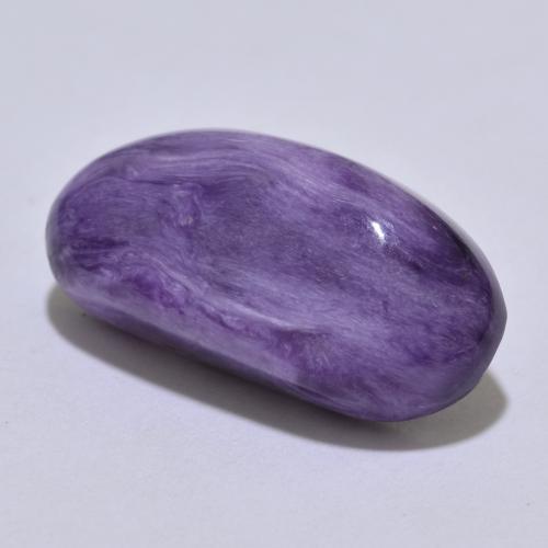 Charoïte violet naturelle forme fantaisie, 8,98 ct, opaque
