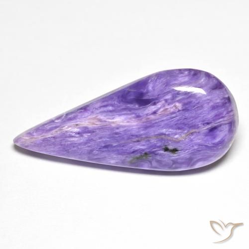 12.05ct Naturel Violet moyen Charoïte, En forme de poire, Opaque
