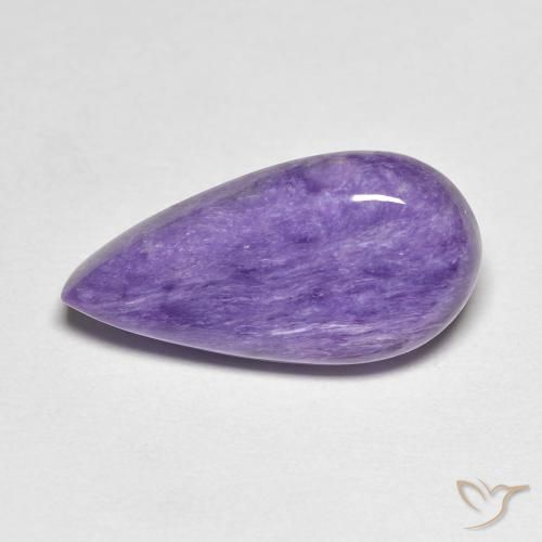 6.67ct Naturel Violet moyen Charoïte, En forme de poire, Opaque