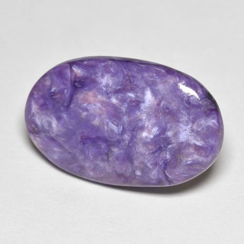 Charoïte Violet moyen naturelle Coupe ovale, 8.48 ct, Opaque