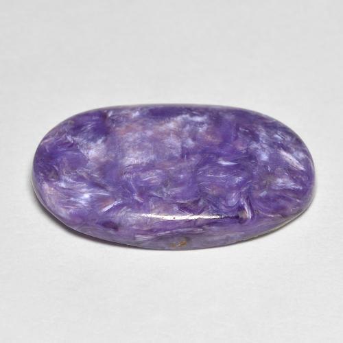 Charoïte Violet moyen naturelle Coupe ovale, 8.48 ct, Opaque