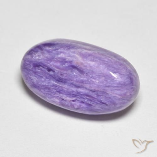 Charoïte Violet moyen naturelle ovale, 7.23 ct, Opaque