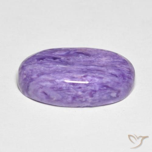 Charoïte Violet moyen naturelle ovale, 7.23 ct, Opaque