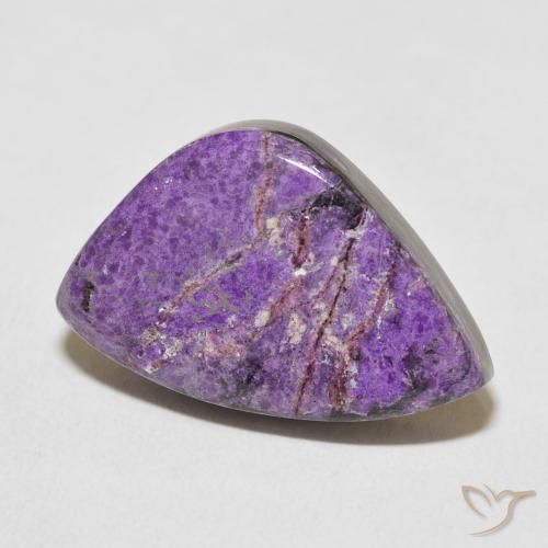 Charoïte Violet moyen naturelle Fantaisie, 21.33 ct, Opaque