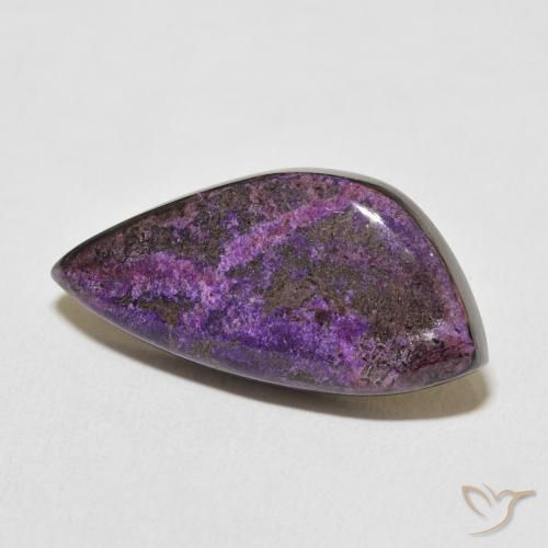 Charoïte Violet foncé naturelle Fantaisie, 16.06 ct, Opaque