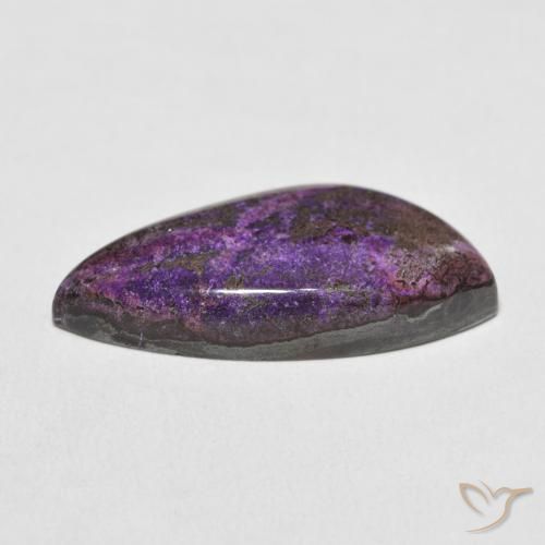 Charoïte Violet foncé naturelle Fantaisie, 16.06 ct, Opaque
