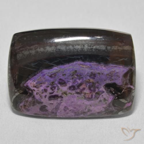 17.72ct Naturel Violet foncé Charoïte, Coussin, Opaque