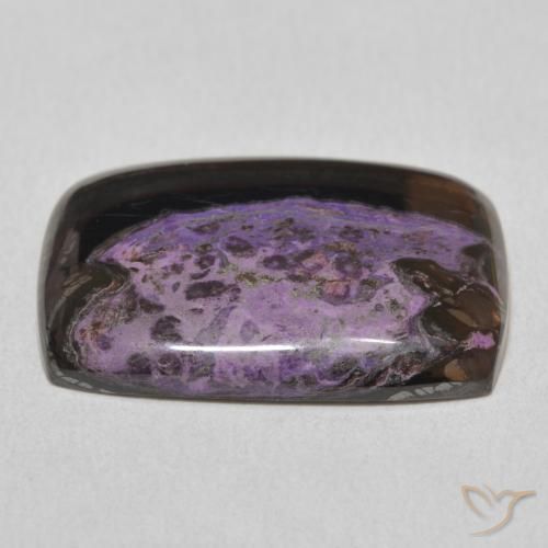 Charoïte Violet foncé naturelle Coussin, 17.72 ct, Opaque