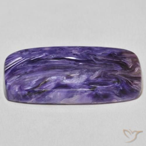 Charoïte Violet moyen naturelle Coussin, 35.16 ct, Opaque