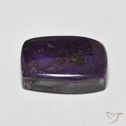 Charoïte Violet foncé naturelle Coussin, 16.25 ct, Opaque