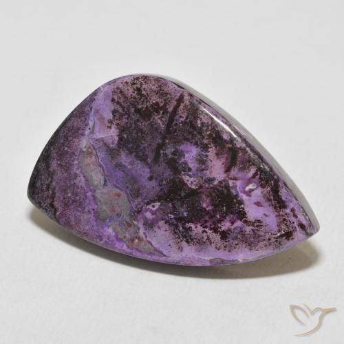 Charoïte Violet profond moyen naturelle Fantaisie, 27.82 ct, Opaque
