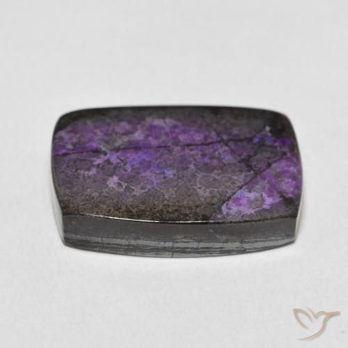 Charoïte Violet foncé naturelle Coussin, 19.90 ct, Opaque