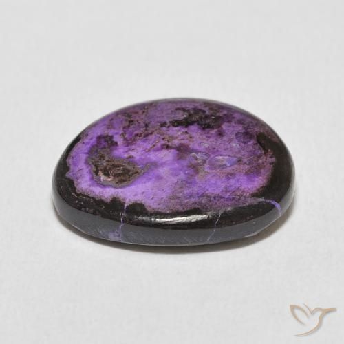 Charoïte Violet pourpre velours naturelle Fantaisie, 14.04 ct, Opaque
