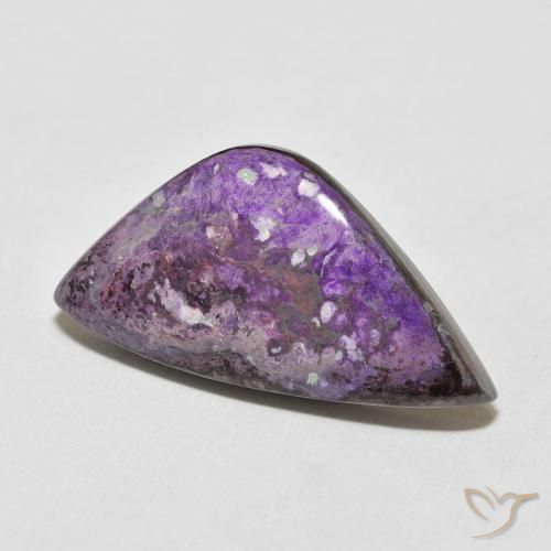 Charoïte Violet profond moyen naturelle Fantaisie, 17.16 ct, Opaque