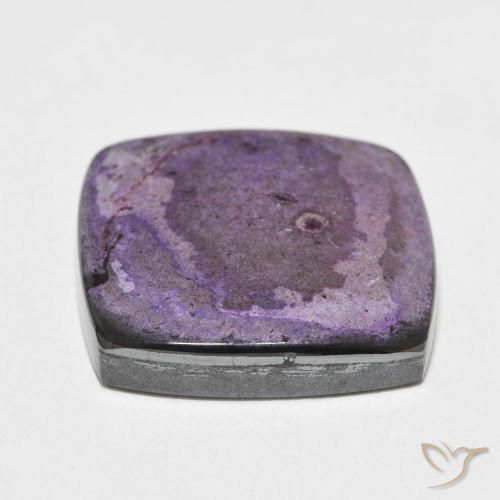 Charoïte Violet mauve naturelle Coussin, 23.80 ct, Opaque