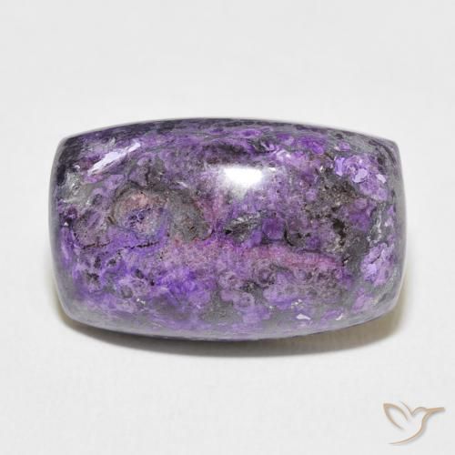 14.42ct Naturel Violet foncé Charoïte, Coussin, Opaque