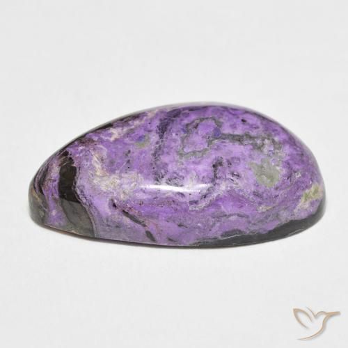 Charoïte Violet pourpre léger naturelle Fantaisie, 17.22 ct, Opaque