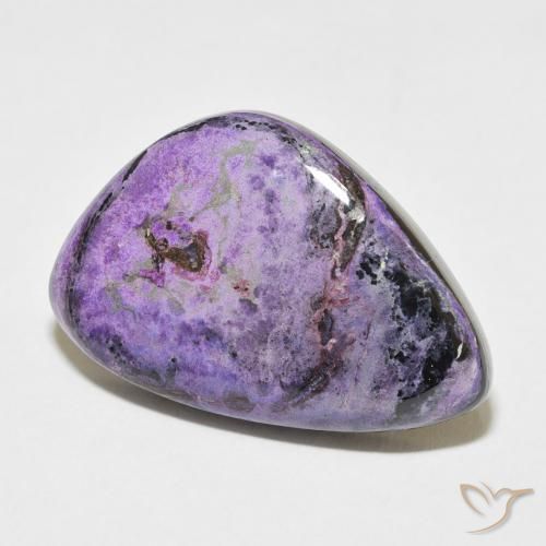 Charoïte Violet pourpre léger naturelle Fantaisie, 19.44 ct, Opaque