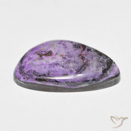 Charoïte Violet pourpre léger naturelle Fantaisie, 19.44 ct, Opaque