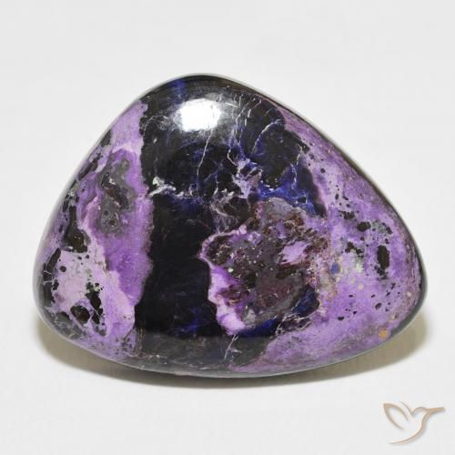 Charoïte Violet profond moyen naturelle Fantaisie, 23.61 ct, Opaque