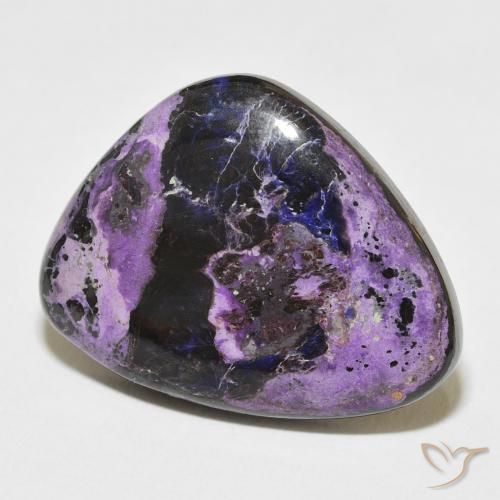 Charoïte Violet profond moyen naturelle Fantaisie, 23.61 ct, Opaque