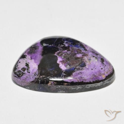 Charoïte Violet profond moyen naturelle Fantaisie, 23.61 ct, Opaque