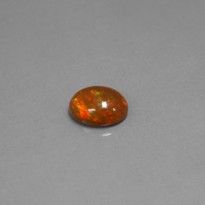 Opale chocolat multicolore naturelle transparent, 0,82 ct, transparent / translucide