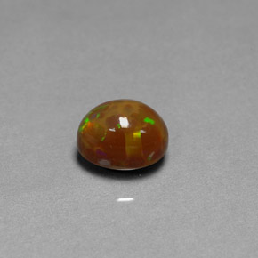 Opale chocolat multicolore naturelle transparent, 2,17 ct, transparent / translucide