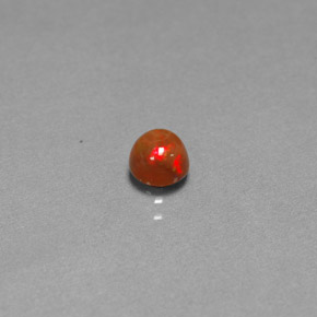 Opale chocolat multicolore naturelle transparent, 0,45 ct, transparent / translucide