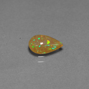 Opale Chocolat Multicolore naturelle Transparent, 0.67 ct, Transparent / Translucide