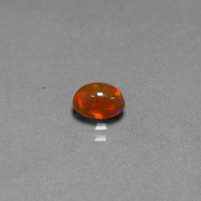 Opale Chocolat Multicolore naturelle Transparent, 0.43 ct, Transparent / Translucide