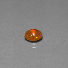 Opale chocolat multicolore naturelle transparent, 0,62 ct, transparent / translucide