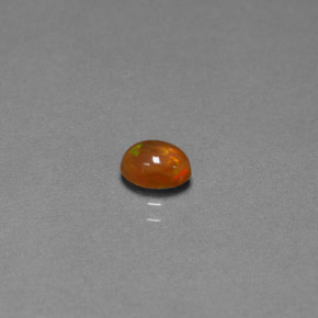 Opale chocolat multicolore naturelle transparent, 0,40 ct, transparent / translucide