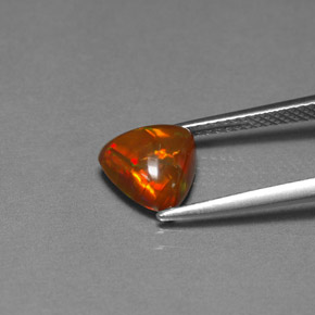 Opale Chocolat Multicolore naturelle Transparent, 1.35 ct, Transparent / Translucide