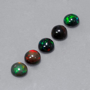 Achetez naturel ct Multicolore Opale Chocolat gems, Coupe roude, En provenance Ethiopie chez GemSelect. En stock, livraison internationale!