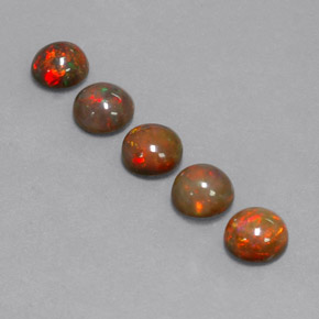 Achetez naturel ct Multicolore Opale Chocolat gems, Coupe roude, En provenance Ethiopie chez GemSelect. En stock, livraison internationale!