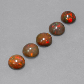 Achetez naturel ct Multicolore Opale Chocolat gems, Coupe roude, En provenance Ethiopie chez GemSelect. En stock, livraison internationale!