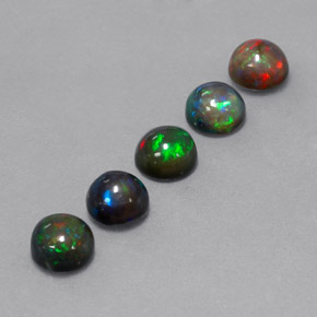 Achetez naturel ct multicolore opale chocolat gems, coupe roude, en provenance ethiopie chez gemselect. en stock, livraison internationale!