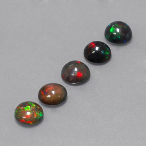 Achetez naturel ct multicolore opale chocolat gems, coupe roude, en provenance ethiopie chez gemselect. en stock, livraison internationale!