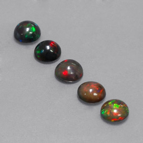Achetez naturel ct multicolore opale chocolat gems, coupe roude, en provenance ethiopie chez gemselect. en stock, livraison internationale!