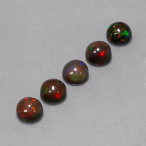 Achetez naturel ct multicolore opale chocolat gems, coupe roude, en provenance ethiopie chez gemselect. en stock, livraison internationale!