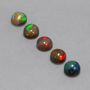 Achetez naturel ct Multicolore Opale Chocolat gems, Coupe roude, En provenance Ethiopie chez GemSelect. En stock, livraison internationale!