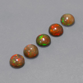 Achetez naturel ct multicolore opale chocolat gems, coupe roude, en provenance ethiopie chez gemselect. en stock, livraison internationale!