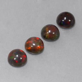 Achetez naturel ct Multicolore Opale Chocolat gems, Coupe roude, En provenance Ethiopie chez GemSelect. En stock, livraison internationale!